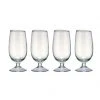 Nkuku Set of 4 Clear Hammered Glasses