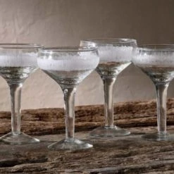 Nkuku Anara Etched Cocktail Glass