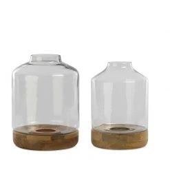 Nkuku Small Idha Tapered Hurricane Lantern