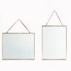 Nkuku 10x15 cm Brass and Glass Kiko Horizontal Frame