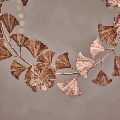 Nkuku Khamila Leaf Wreath - Handcrafted Room Decor for Stylish Home Interiors 5 Nkuku Khamila Leaf Wreath