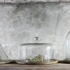 Nkuku Recycled Glass Cake Dome