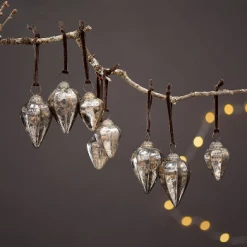 Nkuku Small Oiled Antique Khutu Baubles Set of 4