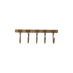 Nkuku Large Antique Brass Kuna Iron Hooks