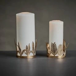 Nkuku Tabwa Feather Candle Holder