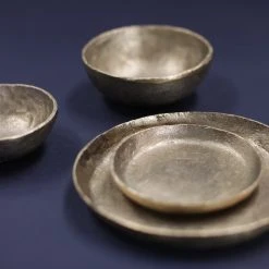 Nkuku Small Gold Jahi Plate