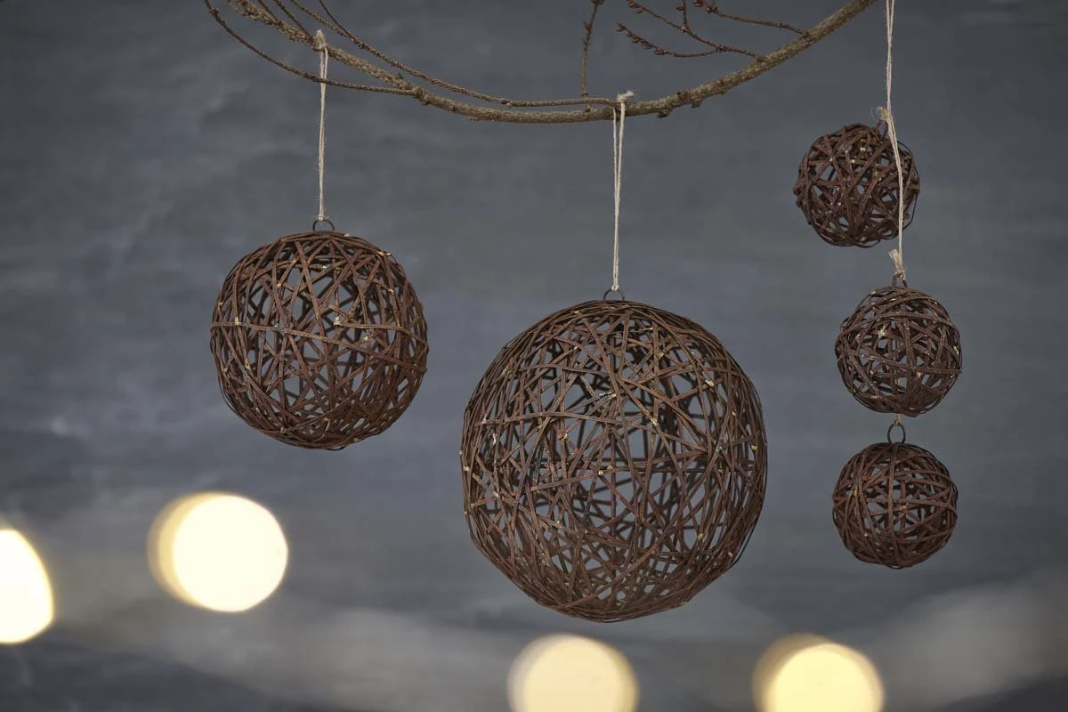 Nkuku Small Azra Bauble - Handcrafted Room Decoration for Modern Homes 2 Nkuku Small Azra Bauble
