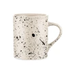 Nkuku Tall Black and White Splatter Mug