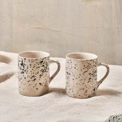 Nkuku Ama Splatter Mug Tall Set of 2