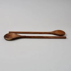 Nkuku Pair of Acacia Wood Salad Servers