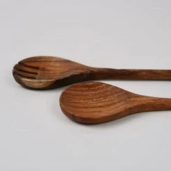 Nkuku Pair of Acacia Wood Salad Servers
