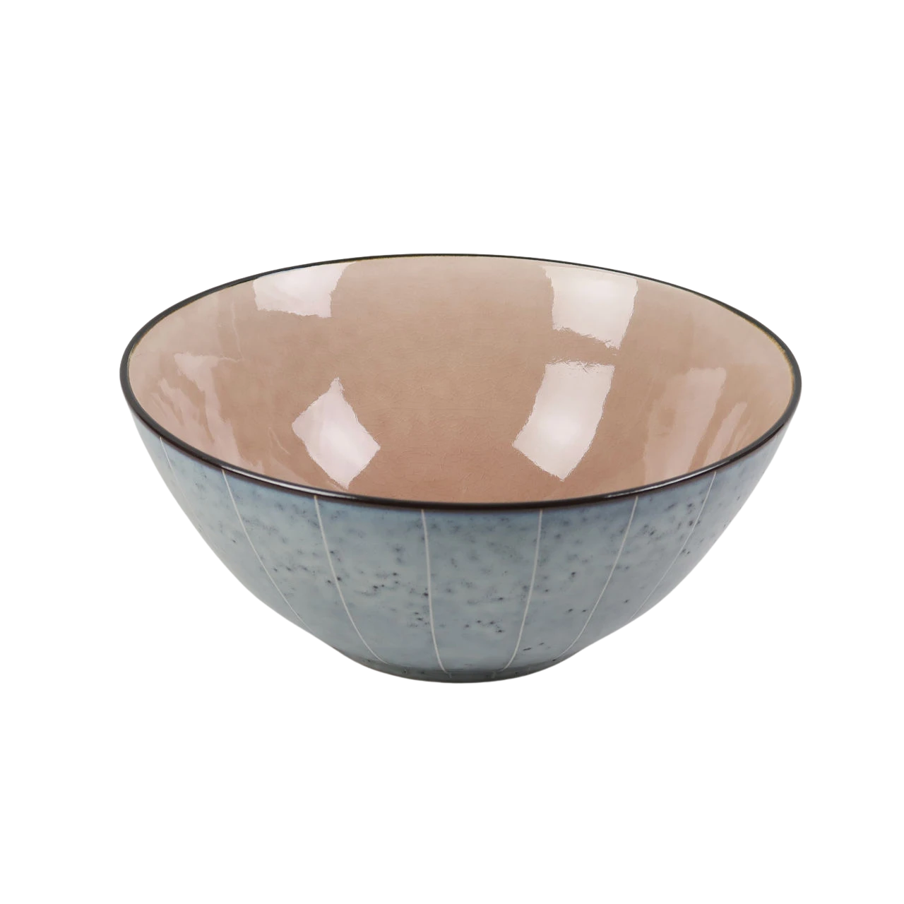 Nkuku Bao Serving Bowl - Dusky Pink | Handcrafted Ceramic Bowl for Dining & Serving 1 Nkuku Bao Serving Bowl - Dusky Pink