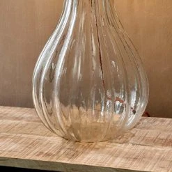 Nkuku Tall Clear Glass Varanisi Lamp