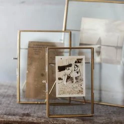 Nkuku Danta Brass Standing Frame 8 x 10