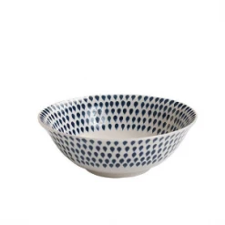 Nkuku Indigo Drop Cereal Bowl