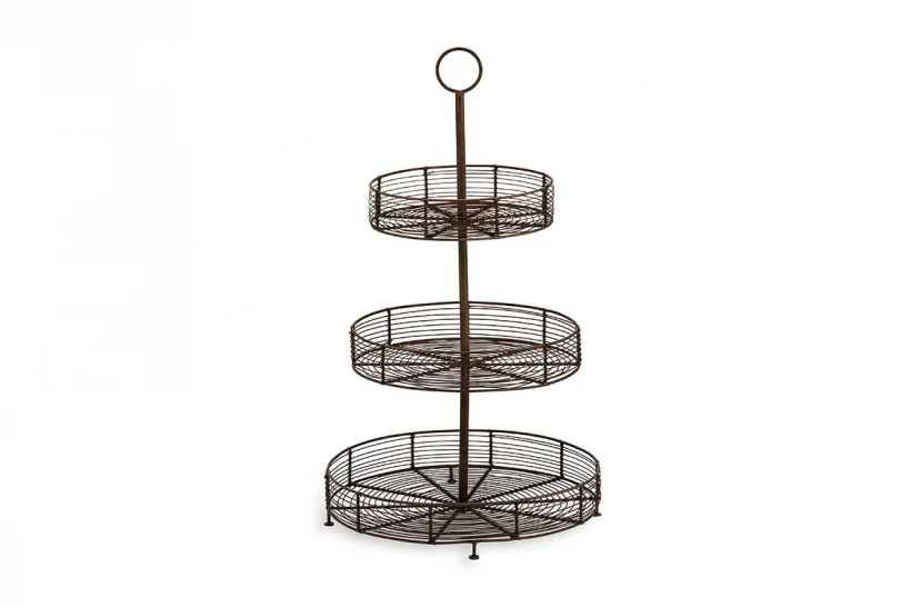 Nkuku Wire Tiered Kitchen Stand - Stylish & Functional Storage Solution 1 Nkuku Wire Tiered Kitchen Stand