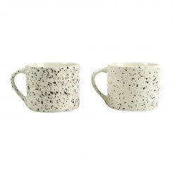 Nkuku Ama Splatter Mugs - Set of 2 - Short