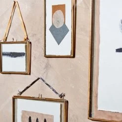 Nkuku Brass Kiko Frame Portrait 4 X 6