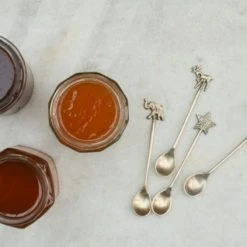 Nkuku Antique Brass Spoon - Handcrafted Kitchen & Dining Utensil 9 Nkuku Antique Brass Spoon