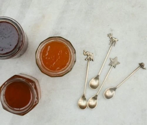 Nkuku Antique Brass Spoon - Handcrafted Kitchen & Dining Utensil 3 Nkuku Antique Brass Spoon