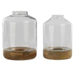 Nkuku Small Idha Tapered Hurricane Lantern