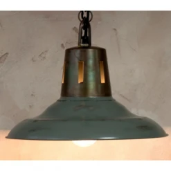 Nkuku Shimla Pendant - Distressed Grey - Small