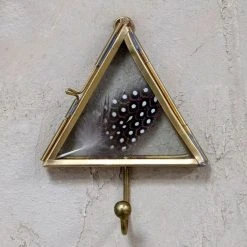 Nkuku Brass and Crystal Kiko Hanger