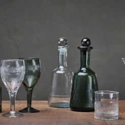 Nkuku Set of 4 Clear Mila Wine Glass