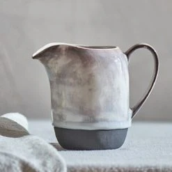 Nkuku Edo Glazed Grey Jug