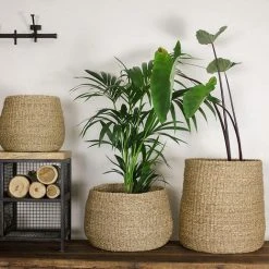 Nkuku Natural Small Noko Seagrass Basket