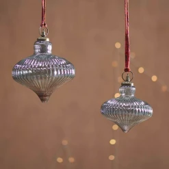 Nkuku Eliza Grey Giant Bauble