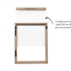 Nkuku Medium Mango Wood Frame - Handcrafted Room Decor for Modern Homes 5 Nkuku Medium Mango Wood Frame