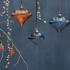 Nkuku Large Indigo Bouka Giant Bauble