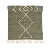 Nkuku Lamandi Recycled Runner - Moss Green