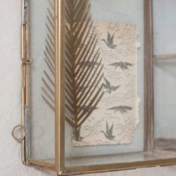 Nkuku Brass Glass Kiko Photo Box - Elegant Room Decor for Stylish Homes 8 Nkuku Brass Glass Kiko Photo Box