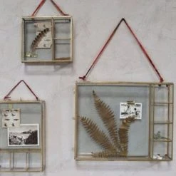 Nkuku Brass Glass Kiko Photo Box - Elegant Room Decor for Stylish Homes 9 Nkuku Brass Glass Kiko Photo Box