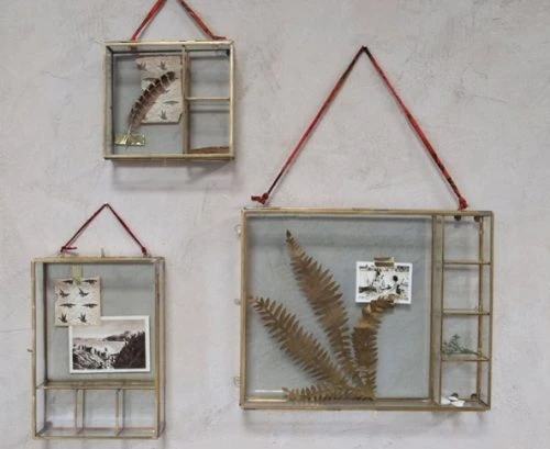 Nkuku Brass Glass Kiko Photo Box - Elegant Room Decor for Stylish Homes 5 Nkuku Brass Glass Kiko Photo Box