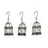 Nkuku Jaria Wire Cage Decorations - Set 3