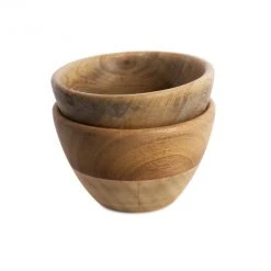 Nkuku Medium Mango Wood Handcrafted Bowl