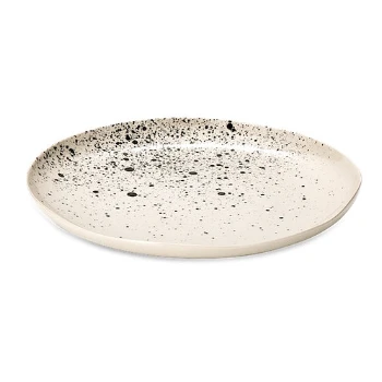 Nkuku Splatter Plate - Eco-Friendly Ceramic Dinner Plate, Handcrafted Kitchen & Dining Essential 1 Nkuku Splatter Plate