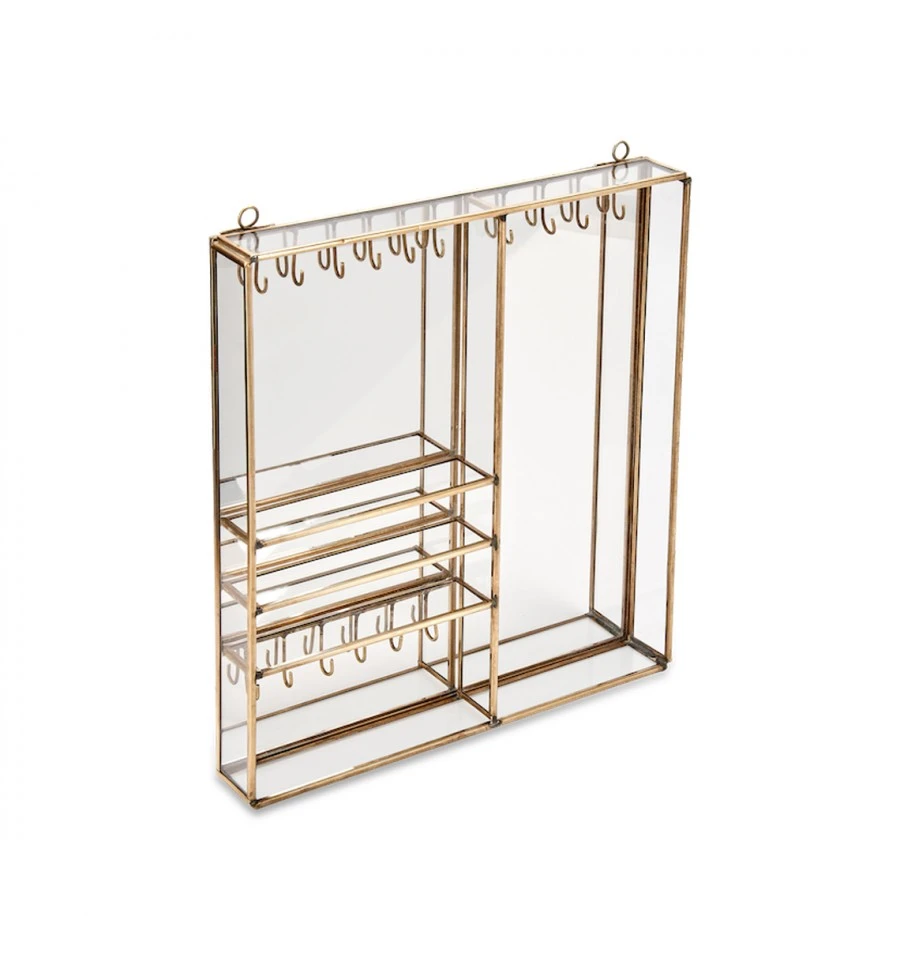 Nkuku Small Wall Hung Bequai Jewellery Box - Elegant Jewelry Storage for Women 1 Nkuku Small Wall Hung Bequai Jewellery Box