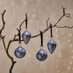 Nkuku Jalshara Baubles - Antique Smoke