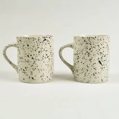 Nkuku Ama Splatter Mugs - Set of 2 - Tall