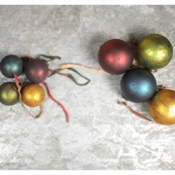 Nkuku Set of 4 Large Mixed Oko Baubles