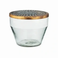 Nkuku Ramla Vase with Lid- Tapered