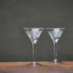 Nkuku Mila Cocktail Glass - Clear Set of 2