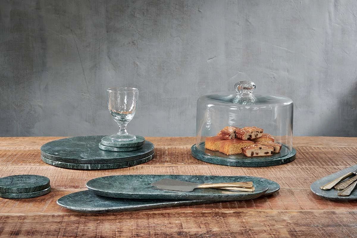 Nkuku Ovah Marble Coasters - Set of 4 | Elegant Table Accessories for Home & Dining 3 Nkuku Ovah Marble Coasters - Set 4