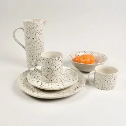 Nkuku Ama Splatter Mugs - Set of 2 - Tall