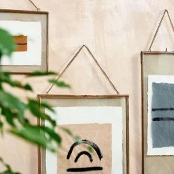 Nkuku XL Brass Kiko Frame Landscape 29 X 36 cm - Elegant Wall Art for Modern Home Decor 9 Nkuku Xl Brass Kiko Frame Landscape 29 X 36 Cm