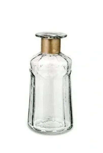 Nkuku Small Chara Hammered Bottle Vase - Handcrafted Home Decor for Modern Interiors 2 Nkuku Small Chara Hammered Bottle Vase